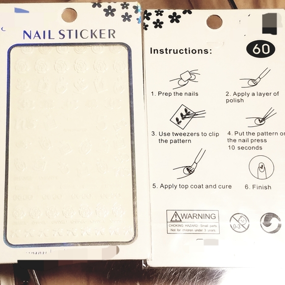 NWT Nail Art Design Decal Stickers N°60! - Picture 3 of 16